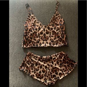 Leopard cami set